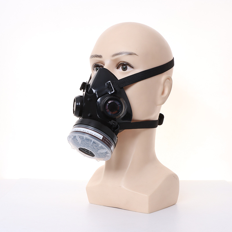 Respirator Half Face - Neue halbe Gesicht schwarze Gasmaske Atemschutzmaske