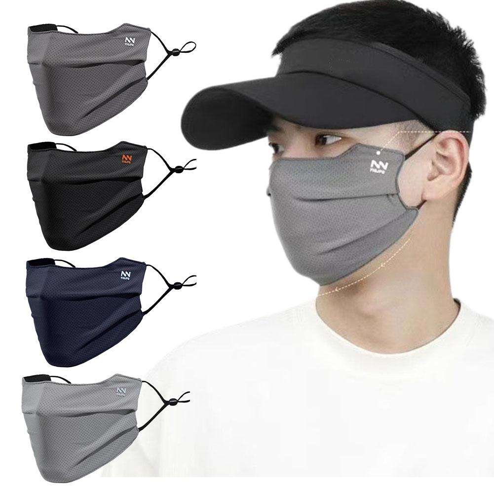 Sports Mask Breathable - Atmungsaktive Netz-Sonnenschutzmaske UPF 50+ UV-Schutz, Kühlender