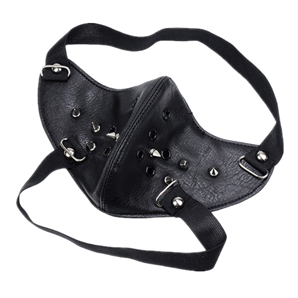 Schwarze Steampunk-Punk-Maske, – Respirator Half Face Bewertung und Preis