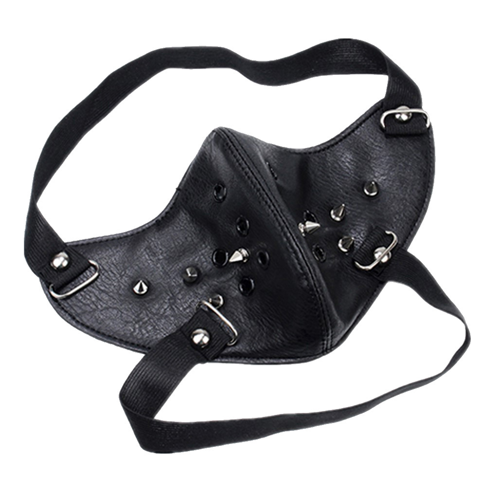 Schwarze Steampunk-Punk-Maske, – Respirator Half Face Bewertung und Preis